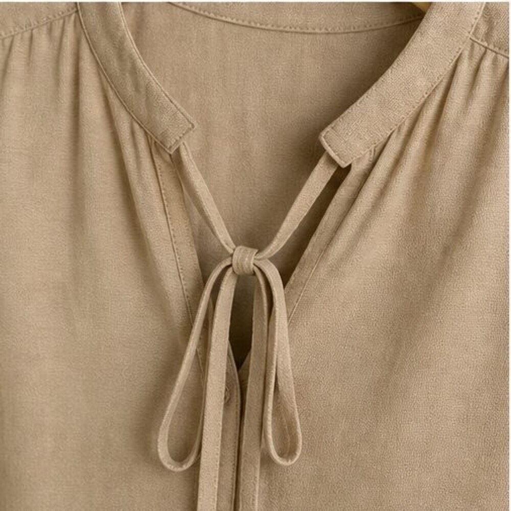 Sand Peplum Top - Picture 4 of 6